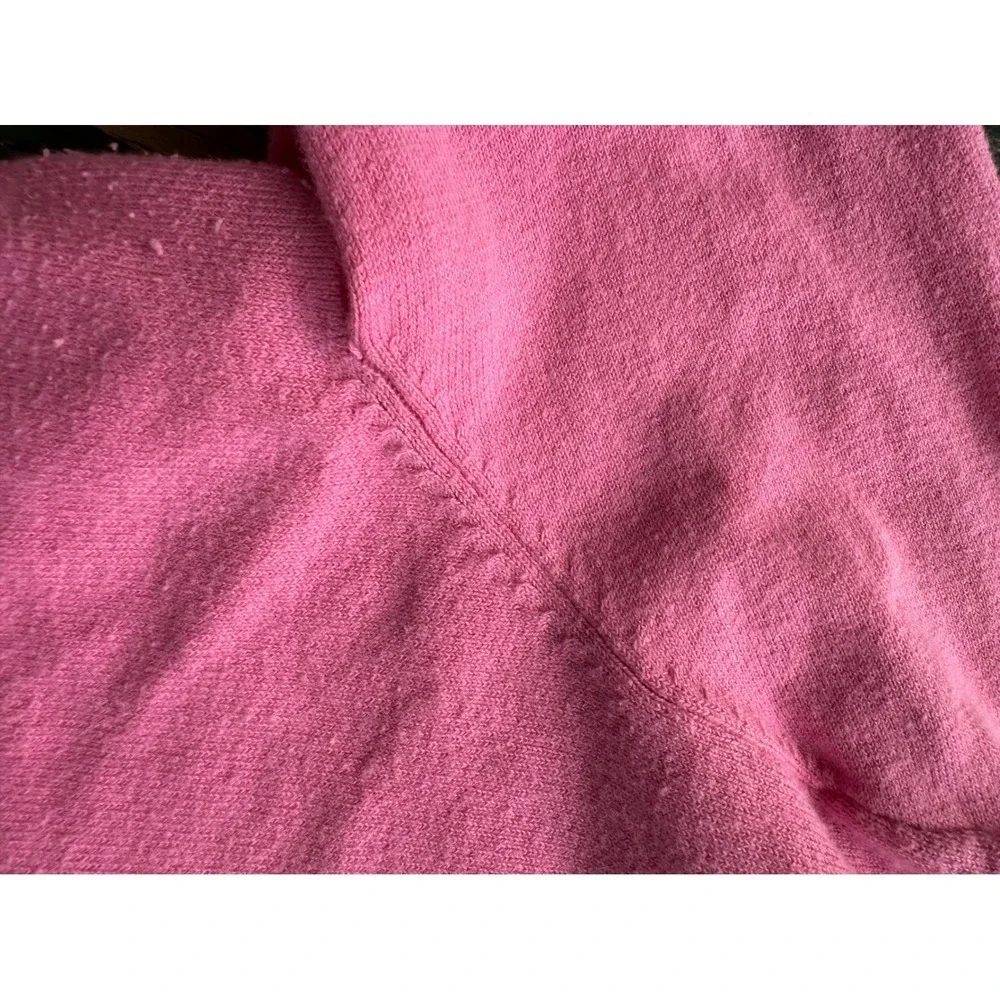 EP Pro Pink Mint Green Trim V-Neck‎ Golf Cardigan Sweater Womens Medium